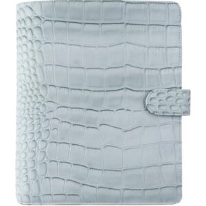 Filofax Classic Croc A5 Leather Organiser Silver Filofax Classic Croc A5 Leather Organiser Silver