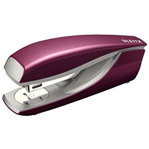 Leitz Stapler, 30 Sheet Capacity, Ergonomic Metal Body, Includes Staples, Style Range, 55620028 Garnet Red Leitz Stapler, 30 Sheet Capacity, Ergonomic Metal Body, Includes Staples, Style Range, 55620028 Garnet Red