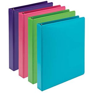Samsill Plant Based Durable 1 Inch 3 Ring Binders, Made in The USA, Fashion Clear View Binders, Up to 25% Plant Based Plastic, Assorted 4 Pack (MP48639) Samsill Plant Based Durable 1 Inch 3 Ring Binders, Made in The USA, Fashion Clear View Binders, Up to 25% Plant Based Plastic, Assorted 4 Pack (MP48639)