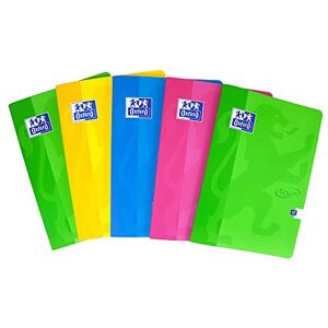 Oxford Touch A4 Premium Exercise Books, 8mm Lined, 120 Pages, Random Assorted Colours, Pack of 5 Oxford Touch A4 Premium Exercise Books, 8mm Lined, 120 Pages, Random Assorted Colours, Pack of 5