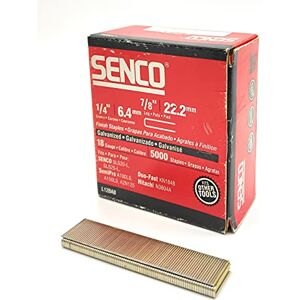 Senco L12BAB 22mm Medium Wire L‑Staples – Galvanised ted 18 Gauge 6.4mm Crown Glue‑Collated Carbon Steel Fasteners for Cabinetry Underlayment Insulation & Upholstery Senco L12BAB 22mm Medium Wire L‑Staples – Galvanised ted 18 Gauge 6.4mm Crown Glue‑Collated Carbon Steel Fasteners for Cabinetry Underlayment Insulation & Upholstery