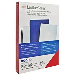 GBC CN040030 Cover Leather Grain Retail Pack A4 Card 250 g/m² Pack of 25 Red GBC CN040030 Cover Leather Grain Retail Pack A4 Card 250 g/m² Pack of 25 Red
