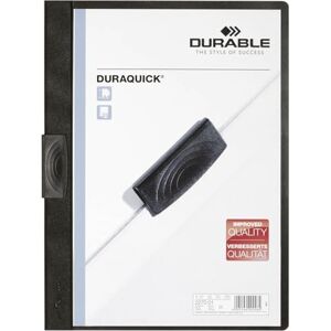 Durable Duraquick Clip Folder, A4 Size Black, Pack of 20 Durable Duraquick Clip Folder, A4 Size Black, Pack of 20