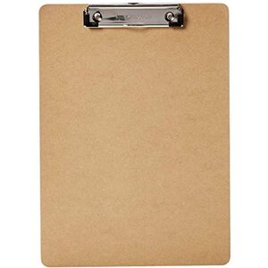 Amazon Basics Hardboard Clipboard, Pack of 10, Brown Amazon Basics Hardboard Clipboard, Pack of 10, Brown