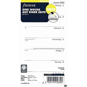 Filofax Personal 1 week on 1 page (German) 2022 22-68444 Filofax Personal 1 week on 1 page (German) 2022 22-68444
