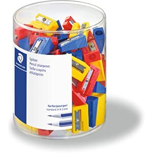 STAEDTLER 51050KP100 Sharpener for Pencil Holder Box Pack of 100 in Assorted Colours STAEDTLER 51050KP100 Sharpener for Pencil Holder Box Pack of 100 in Assorted Colours