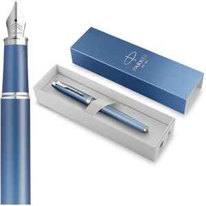 PARKER IM Writing Rituals Fountain Pen Peaceful Blue Finish with Gradient & Chrome Trims Medium Nib Blue Ink Gift Box PARKER IM Writing Rituals Fountain Pen Peaceful Blue Finish with Gradient & Chrome Trims Medium Nib Blue Ink Gift Box