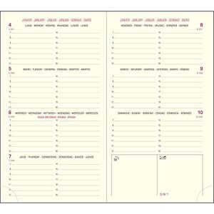 Exacompta Internal Refill for Eurotime 16 Diary, Jan to Dec 2018 Exacompta Internal Refill for Eurotime 16 Diary, Jan to Dec 2018