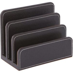 Osco Brown Faux Leather Mail Sorter & Envelope Organiser – Desk File Storage Stand with Display Slots – Modern Letter Holder Tray Minimalist Home & Office Osco Brown Faux Leather Mail Sorter & Envelope Organiser – Desk File Storage Stand with Display Slots – Modern Letter Holder Tray Minimalist Home & Office