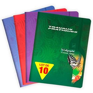 Clairefontaine Calligraphe 2592C Set of 10 Practical Workbooks () 17x22 96 Seyes Ruled Pages 70g Plain Pages 90g Varnished Card Cover Random Colours Clairefontaine Calligraphe 2592C Set of 10 Practical Workbooks () 17x22 96 Seyes Ruled Pages 70g Plain Pages 90g Varnished Card Cover Random Colours