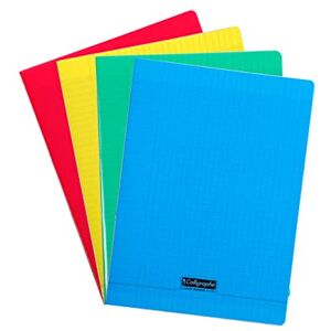 Clairefontaine Calligraphe 18060AMZC Set of 9 Stapled Notebooks (a Brand) 24x32 cm 48 Seyes Tricolore Pages 90 g White Paper Polypro Cover Clairefontaine Calligraphe 18060AMZC Set of 9 Stapled Notebooks (a Brand) 24x32 cm 48 Seyes Tricolore Pages 90 g White Paper Polypro Cover