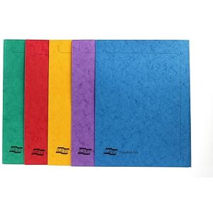 Exacompta – REF. 4760Z – Europa Threefold File, 24x32cm in Size, Perfect for A4 Size Documents, Made from 265g Card, Ideal for Project Notes and Papers – 5 Assorted Bright Colours Exacompta – REF. 4760Z – Europa Threefold File, 24x32cm in Size, Perfect for A4 Size Documents, Made from 265g Card, Ideal for Project Notes and Papers – 5 Assorted Bright Colours