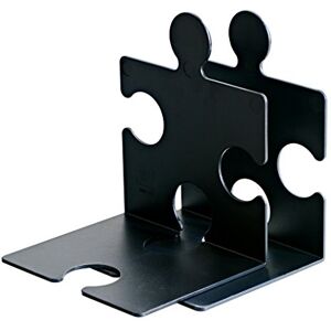 HAN 9212-13, CD rack/bookend PUZZLE. Modern, innovative and very stable. Random interlinking. Set of 2, black HAN 9212-13, CD rack/bookend PUZZLE. Modern, innovative and very stable. Random interlinking. Set of 2, black