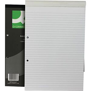 Q-Connect KF02227 Feint Ruled Headbound Refill Pad, White, 80 Pages, A4 (10 Pack) Q-Connect KF02227 Feint Ruled Headbound Refill Pad, White, 80 Pages, A4 (10 Pack)