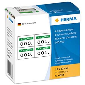 HERMA 4834 Number Labels - Number Labels HERMA 4834 Number Labels - Number Labels