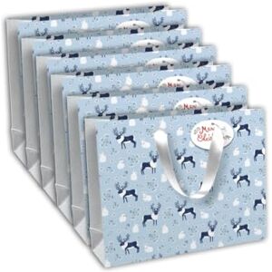 Eurowrap Clairefontaine X-29526-6Cpack Set of 6 Excellia Gift Bags Shopping Format 37.5 x 11.5 x 27.5 cm 210 g Deer Footprints Snow Christmas Decoration Ideal for: Board Games, Puzzles Eurowrap Clairefontaine X-29526-6Cpack Set of 6 Excellia Gift Bags Shopping Format 37.5 x 11.5 x 27.5 cm 210 g Deer Footprints Snow Christmas Decoration Ideal for: Board Games, Puzzles