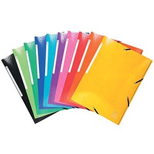 Exacompta Ref 55829E Iderama Collection Elasticated 3-Flap Folders Suitable for A4 Documents, 425gsm Glossy Laminated Card Assorted Colours (Pack of 25) Exacompta Ref 55829E Iderama Collection Elasticated 3-Flap Folders Suitable for A4 Documents, 425gsm Glossy Laminated Card Assorted Colours (Pack of 25)