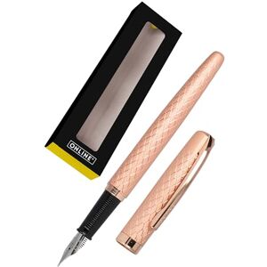 Online Eleganza Fountain Pen Diamond I Rosegold I Nib Size M I Metal Clip I Includes Ink Cartridge I Fountain-Pen for Standard Ink Cartridges Or Converter I In Gift Box Online Eleganza Fountain Pen Diamond I Rosegold I Nib Size M I Metal Clip I Includes Ink Cartridge I Fountain-Pen for Standard Ink Cartridges Or Converter I In Gift Box