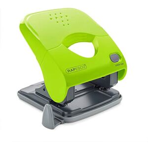 Rapesco 1529 X5-40ps Less Effort 2 Hole Punch, 40 Sheet Capacity, Green Rapesco 1529 X5-40ps Less Effort 2 Hole Punch, 40 Sheet Capacity, Green