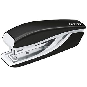 Leitz Mini Stapler, 10 Sheet Capacity, Ergonomic Metal Body, Includes Staples, WOW Range, 55281095 Black Leitz Mini Stapler, 10 Sheet Capacity, Ergonomic Metal Body, Includes Staples, WOW Range, 55281095 Black