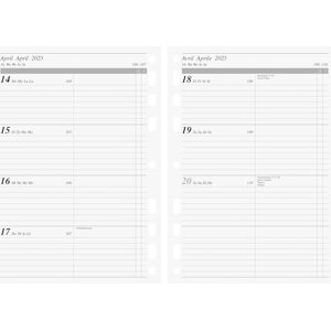 rido/idé Weekly Calendar Time Planner Work (2025), 2 Pages = 1 Week, A5, 112 Pages, Black rido/idé Weekly Calendar Time Planner Work (2025), 2 Pages = 1 Week, A5, 112 Pages, Black
