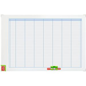 Nobo Performance Weekly Planning Board Grid Layout with Magnetic and Drywipe Functionality 900 x 600 mm Nobo Performance Weekly Planning Board Grid Layout with Magnetic and Drywipe Functionality 900 x 600 mm