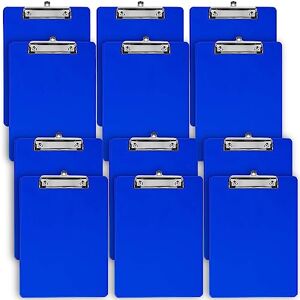 Office Solutions Direct Blue Plastic Clipboard with Low Profile Clip (Pack of 12) Letter/A4 Size with Flat Clip for Boys and Girls Cute Aesthetic College & Back to School Supplies Office Solutions Direct Blue Plastic Clipboard with Low Profile Clip (Pack of 12) Letter/A4 Size with Flat Clip for Boys and Girls Cute Aesthetic College & Back to School Supplies