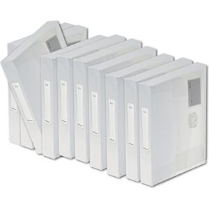 Rexel Ice A4 Plus Document Box Files, 25 mm Pack of 10, White Rexel Ice A4 Plus Document Box Files, 25 mm Pack of 10, White