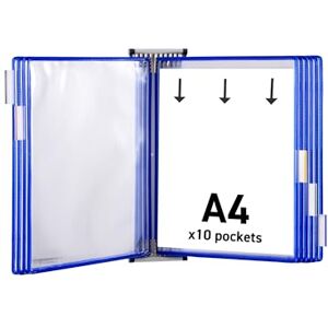 Djois Tarifold 52771 Technic Wall Display Unit with 5 Clip-on Index Tabs and 10 Pockets A4 Blue Ref 414101 Djois Tarifold 52771 Technic Wall Display Unit with 5 Clip-on Index Tabs and 10 Pockets A4 Blue Ref 414101