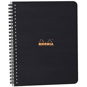 Rhodia 119941C Spiral Notebook (Full Bound) Meeting Book Black A5+ Pre-Printed Date/Notes/Action 160 Detachable Pages Paper Clairefontaine 90g Cover Polypro (Plastic) ctive Rhodia 119941C Spiral Notebook (Full Bound) Meeting Book Black A5+ Pre-Printed Date/Notes/Action 160 Detachable Pages Paper Clairefontaine 90g Cover Polypro (Plastic) ctive