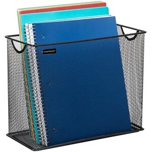 Mind Reader File Storage Box/Basket for Letters, Legal Documents, Filing Documents, Folders, Office Organizer, Black, 30.48 x 14.61 x 24.13 cm; 766.57 Grams Mind Reader File Storage Box/Basket for Letters, Legal Documents, Filing Documents, Folders, Office Organizer, Black, 30.48 x 14.61 x 24.13 cm; 766.57 Grams