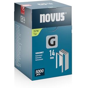 Novus Tools 14mm Flat Wire Staples, 5000 Type 11/14, Gray, Bulk Pack for Films, Cardboard, Hammer Tackers Novus Tools 14mm Flat Wire Staples, 5000 Type 11/14, Gray, Bulk Pack for Films, Cardboard, Hammer Tackers