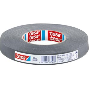 tesa UK tesa extra Power Perfect Fabric Tape Fabric Reinforced Ductape for Crafts, Repairs, Attaching, Reinforcing and Labelling, Grey, 50 m x 19 mm tesa UK tesa extra Power Perfect Fabric Tape Fabric Reinforced Ductape for Crafts, Repairs, Attaching, Reinforcing and Labelling, Grey, 50 m x 19 mm