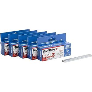 Arrow 202-EK 1/4-Inch Length Standard Staples, Multipack Galvanized Steel Office Supplies for Desk Staplers for Business, Classroom Supplies, Home Office, and Craft Use, 5-Pack, 5000 Per Pack Arrow 202-EK 1/4-Inch Length Standard Staples, Multipack Galvanized Steel Office Supplies for Desk Staplers for Business, Classroom Supplies, Home Office, and Craft Use, 5-Pack, 5000 Per Pack