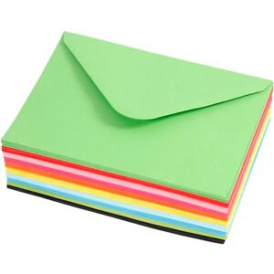 Creativ 20620 Colored Envelopes, C6 11,5x16 cm, 80 g, 100asstd Creativ 20620 Colored Envelopes, C6 11,5x16 cm, 80 g, 100asstd