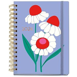 Miquelrius 2024 Annual Diary Week View, Plus Size 155 x 213 mm (similar A5), Hard Cover, Spiral Binding, Elastic Closure, Multilingual, Catalina Aguirre, Bouquet with Copper Stamping Miquelrius 2024 Annual Diary Week View, Plus Size 155 x 213 mm (similar A5), Hard Cover, Spiral Binding, Elastic Closure, Multilingual, Catalina Aguirre, Bouquet with Copper Stamping
