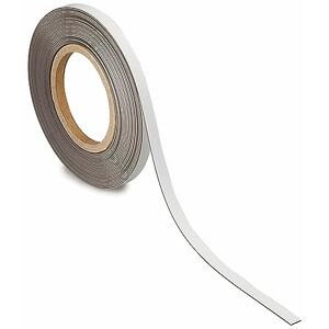 MAUL 10 m x 20 x 1 mm Magnetic Labelling Tape Marking Band White MAUL 10 m x 20 x 1 mm Magnetic Labelling Tape Marking Band White