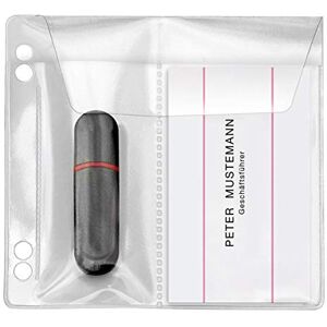 VELOFLEX 4377010 USB Memory-Stick Cases Polypropylene with Punched Pockets 10 x 10 cm Transparent Set of 5 VELOFLEX 4377010 USB Memory-Stick Cases Polypropylene with Punched Pockets 10 x 10 cm Transparent Set of 5