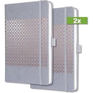 Sigel J4208 Jolie Weekly planner 2024, hardcover, 9,5 x 15 cm, 174 pages, light Grey, 2 Pieces Sigel J4208 Jolie Weekly planner 2024, hardcover, 9,5 x 15 cm, 174 pages, light Grey, 2 Pieces