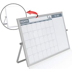 Phoenix Small Double Sided White Board Calendar Mini Portable Desktop Dry Erase Board with Stand & Small Monthly Calendar Whiteboard Planner with Reversible to Do List 10" x 14" Desk, Office, and Home Phoenix Small Double Sided White Board Calendar Mini Portable Desktop Dry Erase Board with Stand & Small Monthly Calendar Whiteboard Planner with Reversible to Do List 10" x 14" Desk, Office, and Home