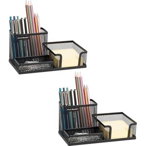Mind Reader Desktop Organizer, Pen Holder, Clip Basket, Storage, Office, Metal Mesh, 8.07" L x 4.13" W x 3.94" H, Black Mind Reader Desktop Organizer, Pen Holder, Clip Basket, Storage, Office, Metal Mesh, 8.07" L x 4.13" W x 3.94" H, Black