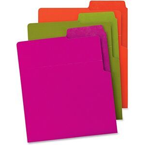 Smead Organized Up Heavyweight Vertical File Folders, Dual Tabs, Letter Size, Bright Tones, 6 per Pack (75406) Smead Organized Up Heavyweight Vertical File Folders, Dual Tabs, Letter Size, Bright Tones, 6 per Pack (75406)