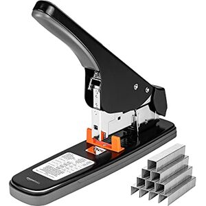 Amazon Basics Effortless Heavy-Duty Stapler, 130 Sheets, Black Amazon Basics Effortless Heavy-Duty Stapler, 130 Sheets, Black