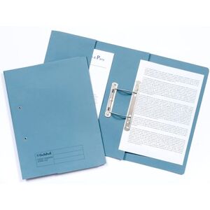 Exacompta Ref 349-BLUZ Guildhall Pocket Spiral File, 315gsm Heavyweight Manilla, Holds A4 & Foolscap Documents, Left Hand Pocket, Blue Angel Certified Blue, Pack of 25 Exacompta Ref 349-BLUZ Guildhall Pocket Spiral File, 315gsm Heavyweight Manilla, Holds A4 & Foolscap Documents, Left Hand Pocket, Blue Angel Certified Blue, Pack of 25
