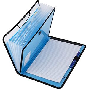 D.RECT File Set with Expandable and Portable Briefcase Sorter for Documents with Button Closure 7 Compartments A4 Blue D.RECT File Set with Expandable and Portable Briefcase Sorter for Documents with Button Closure 7 Compartments A4 Blue