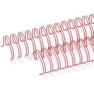 Craftelier Kit of 2 Double Ring Spirals for Binding Albums, Notebooks, Diaries or Calendars Ideal for Scrapbooking and Crafts Projects Diameter 2.54 cm (1 inch) Fuchsia Pink Craftelier Kit of 2 Double Ring Spirals for Binding Albums, Notebooks, Diaries or Calendars Ideal for Scrapbooking and Crafts Projects Diameter 2.54 cm (1 inch) Fuchsia Pink