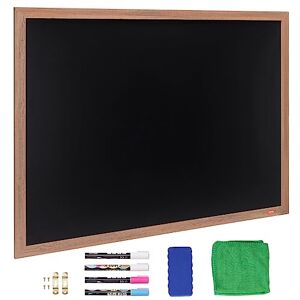 VEVOR Magnetic Chalk Board, Hanging Message Signs with Chalks & Eraser, Vintage Chalkboard Sign, Rustic Brown Framed Calendar and Bulletin Combo Boards, 35"x46", Kitchen, Home Decor, Wedding VEVOR Magnetic Chalk Board, Hanging Message Signs with Chalks & Eraser, Vintage Chalkboard Sign, Rustic Brown Framed Calendar and Bulletin Combo Boards, 35"x46", Kitchen, Home Decor, Wedding