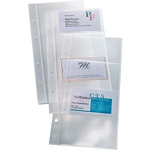 Sigel VZ350 Pockets for Business Card Organisers, one row, transparent, 10 Pieces Sigel VZ350 Pockets for Business Card Organisers, one row, transparent, 10 Pieces