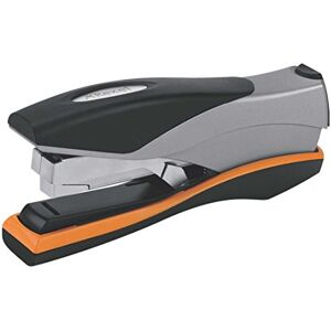 Rexel Optima 40 Low Force Stapler, 40 Sheet Capacity, Flat Clinch Stapling, 26/6 Staples Included, Silver/Black, 2102357 Rexel Optima 40 Low Force Stapler, 40 Sheet Capacity, Flat Clinch Stapling, 26/6 Staples Included, Silver/Black, 2102357
