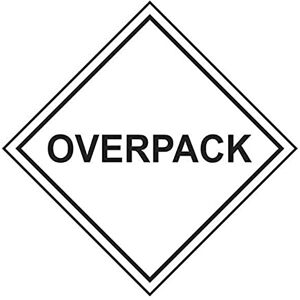 Centurion Overpack Labels Roll of 250 Self Adhesive Shipping & Hazard Handling Stickers 100mm x 100mm for Cartons, Pallets, Packaging & Transport Compliance Centurion Overpack Labels Roll of 250 Self Adhesive Shipping & Hazard Handling Stickers 100mm x 100mm for Cartons, Pallets, Packaging & Transport Compliance